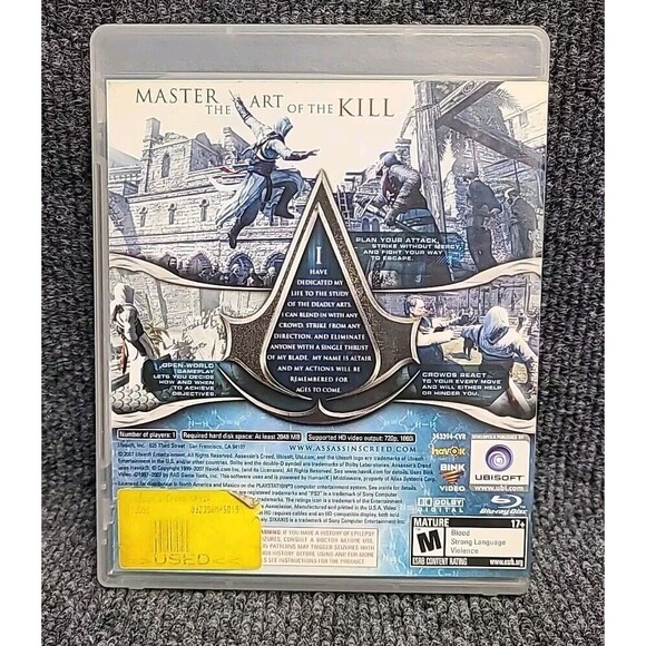 PS3 Assassin's Creed (Sony PlayStation 3, )2007  Complete Tested - Picture 2 of 4